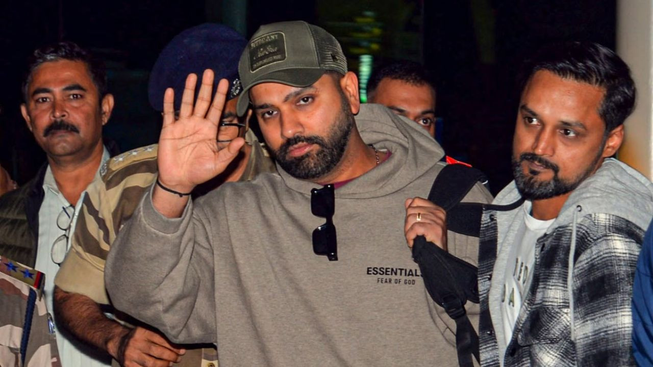 रांची एयरपोर्ट से रोहित शर्मा का मजेदार वीडियो वायरल हुआ - “ये तो हमारा दोस्त है”