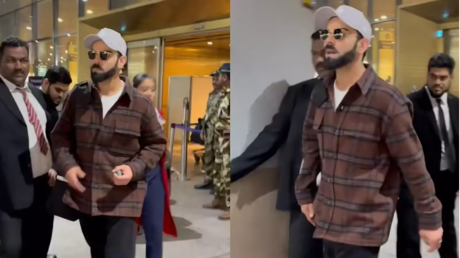 दक्षिण अफ्रीका वनडे के लिए भारत लौटे विराट कोहली, एयरपोर्ट पर खिंचवाईं तस्वीरें