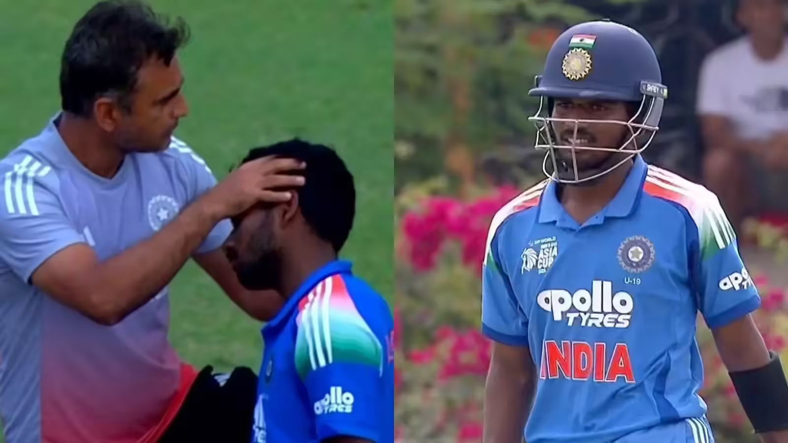 U19 Asia Cup 2025: अली रजा की बाउंसर से आरोन जॉर्ज को लगी चोट